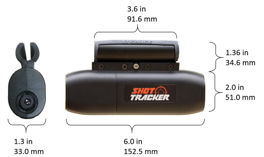 ShotTracker Dimensions